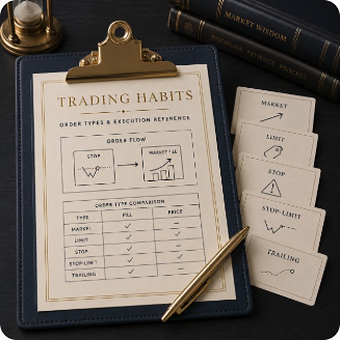 The Order Types & Execution Reference Card cover