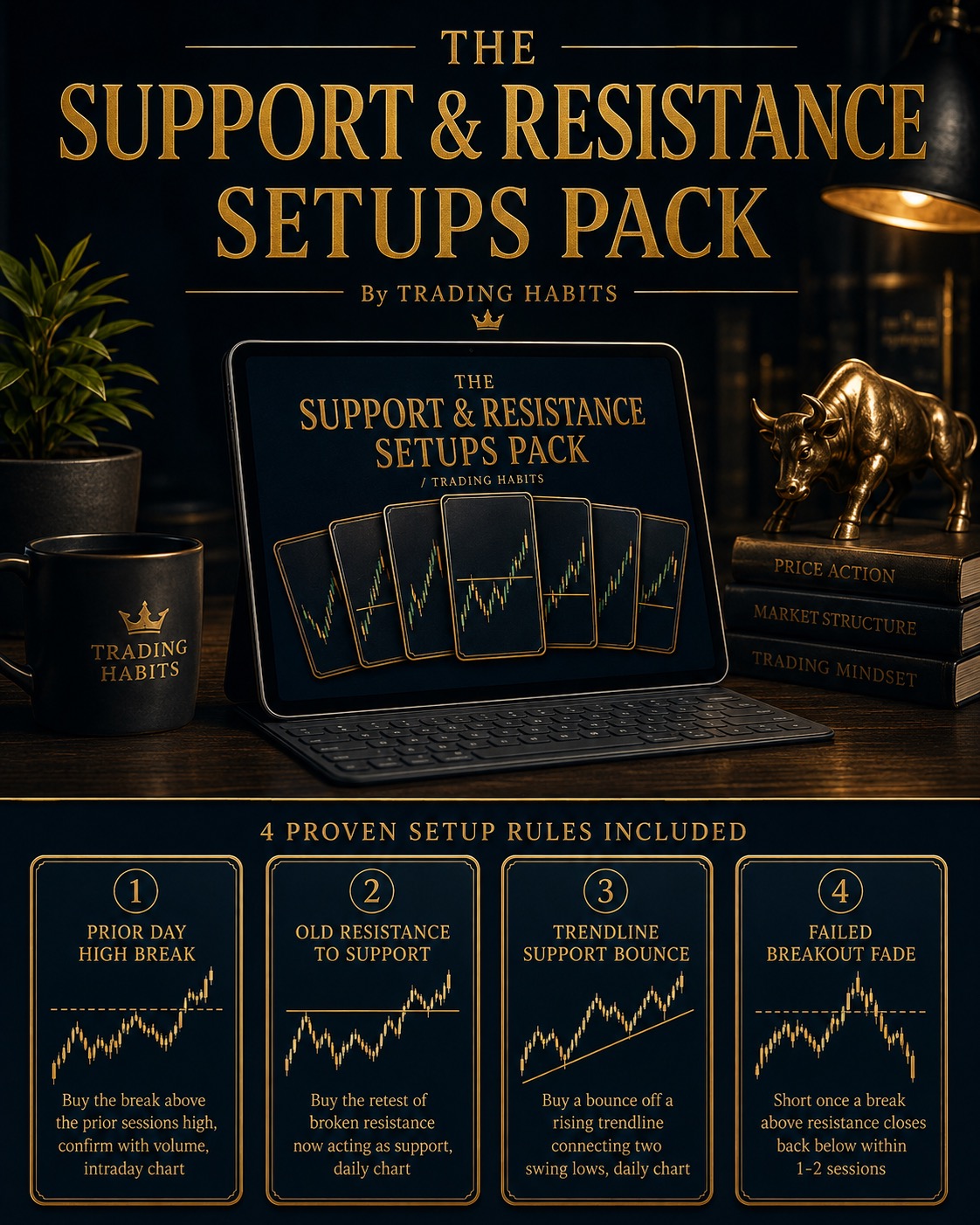 The Support & Resistance Setups Pack cover